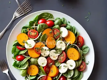 Butternut Squash Caprese Salad