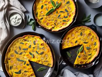 Butternut Squash Frittata with Fried Sage