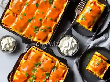 Butternut Squash Lasagna Rolls