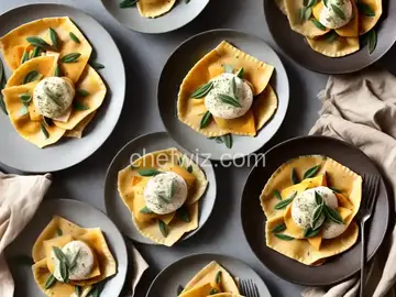 Butternut Squash Ravioli with Sage-Brown Butter Sauce
