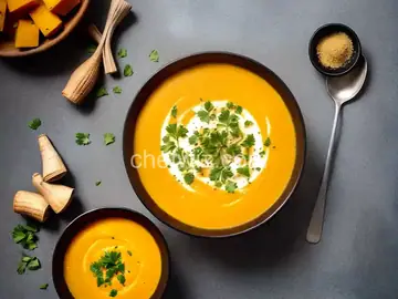 Butternut Squash Soup with Ginger