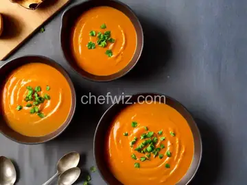 Butternut Squash-Sweet Potato Ginger Bisque