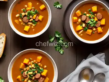 Butternut Squash and Italian Sausage Soup