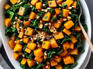 Butternut Squash and Kale Stir Fry