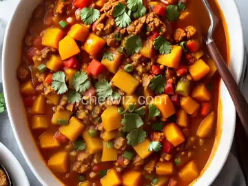 Butternut Squash and Turkey Chili
