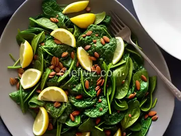 Buttery Lemon Spinach