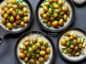 Buttery New Potatoes with Leeks and Parsley