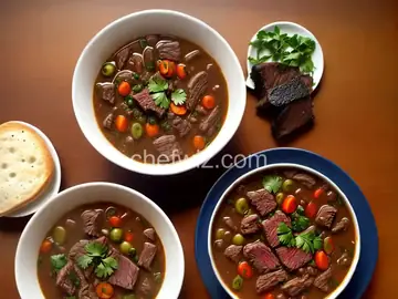 CARBONADA, CHILEAN BEEF SOUP. JON STYLE