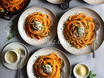 Cacio E Pepe Sweet Potato Noodles