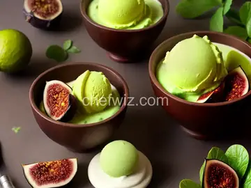 Cactus Fig and Lime Sorbet