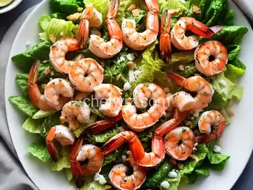 Caesar Salad with Grilled Shrimp