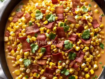 Cajun Corn and Bacon Maque Choux