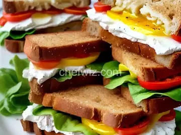 Cajun Egg Sandwich