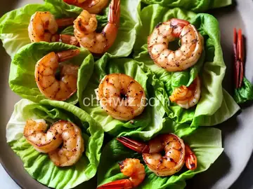 Cajun Tequila Shrimp Lettuce Wraps