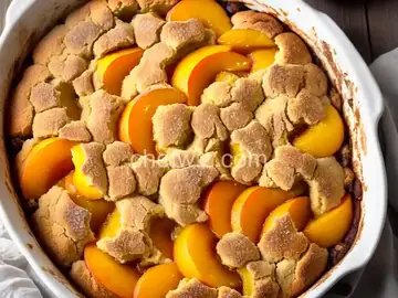 Cake Mix Peach Cobbler