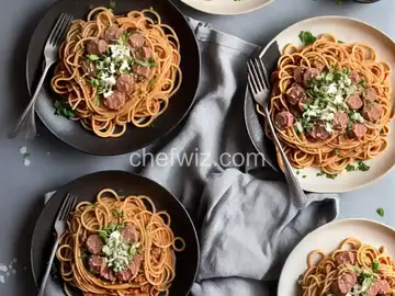 Camp David Spaghetti with Italian Sausage