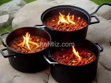 Campfire Chili in a Dutch Oven Recipe