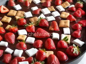 Campfire S'mores Strawberries