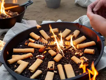 Campfire S'mores in a Cone