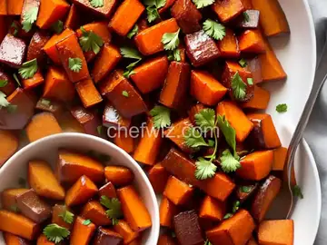 Candied Sweet Potatoes with Maple Syrup