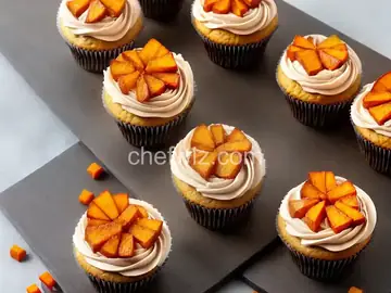 Candied Yam Cupcakes