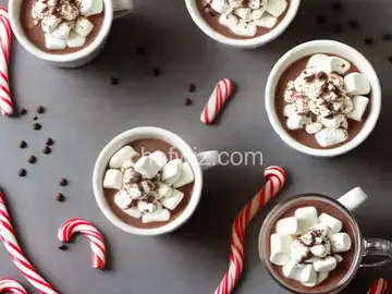 Candy Cane Hot Cocoa Spoons