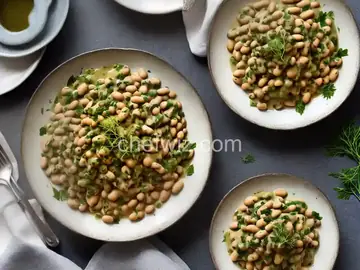 Cannellini Beans With Herb Sauce
