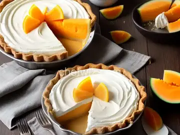 Cantaloupe Cream Pie II