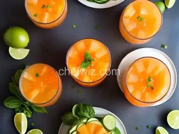 Cantaloupe Fiesta Cocktail