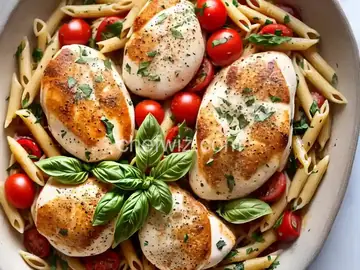 Caprese Chicken Pasta