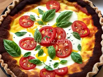 Caprese Quiche