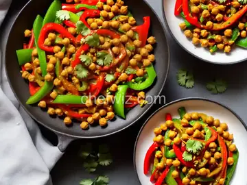 Capsicum Besan Sabji (Bell Pepper and Chickpea Flour Stir-Fry) Recipe