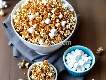 Caramel Popcorn with Marshmallow