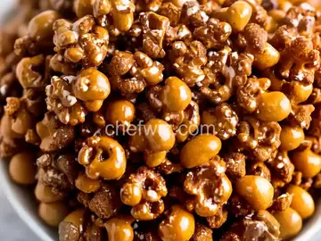 Caramel Pretzel Nut Popcorn