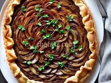 Caramelized Onion Tart with Goat Cheese and Thyme