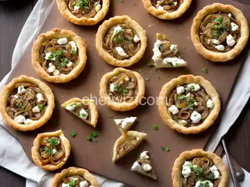 Caramelized Onion and Goat Cheese Tartlets Recipe