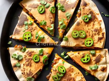 Caramelized Onion and Jalapeño Quesadillas