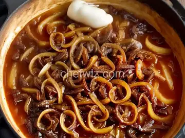 Caramelized Onions in Beer.
