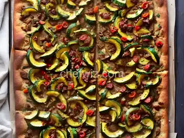 Caramelized Zucchini Flatbread