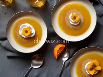 Cardamom Creme Brulee Parfait with Candied Pumpkin
