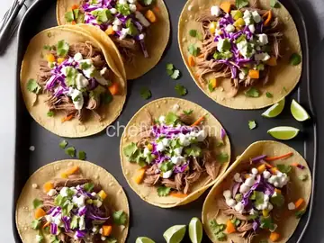 Carnitas Tacos with Spicy Slaw