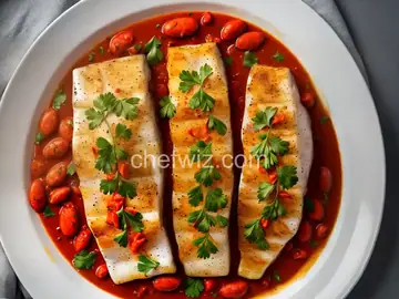 Carolyn's Sensual Sea Bass Fillets with Crawfish and Crab Sauce