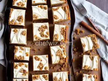 Carrot Cake Cheesecake Bars