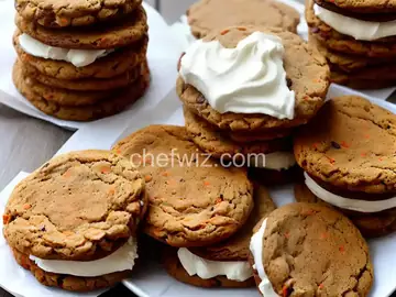 Carrot Cake Sandwich Cookies