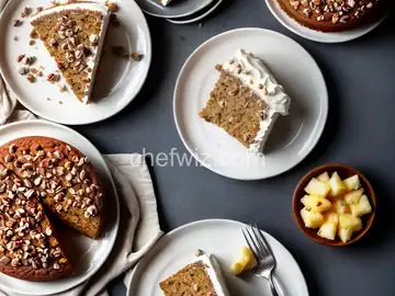 Carrot Cake with Crushed Pineapple and Pecans