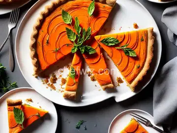 Carrot Tart With Ricotta and Herbs