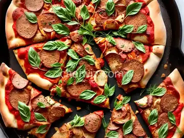 Cast-Iron Pizza With Fennel and Sausage