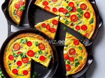 Cast Iron Skillet Vegetable Frittata