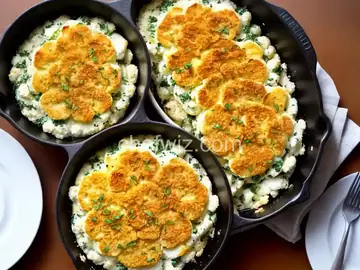 Cauliflower-Goat Cheese Gratin