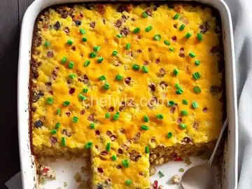 Cauliflower Rice Breakfast Casserole